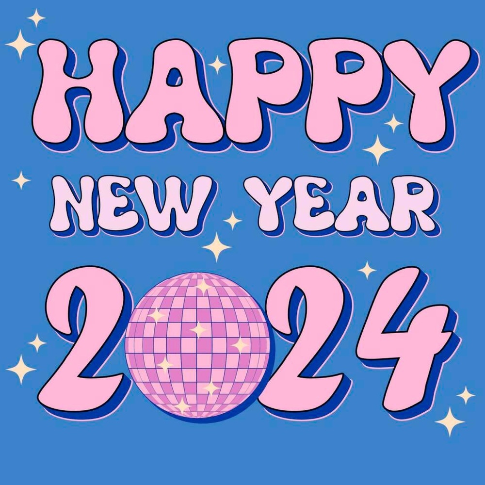 🪩 Happy New Year 2024!!! 🪩🥳🩶🤍💙✨